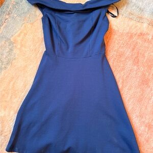 Lulus Blue Off-Shoulder Dress